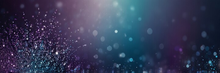 Obraz premium Abstract background with silver, purple, and blue glitter particles