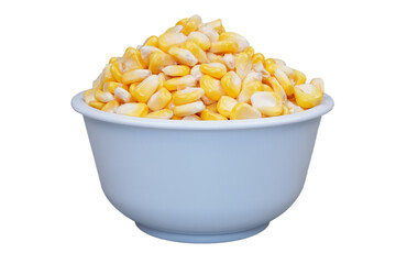 Sweet corn seeds isolated transparent