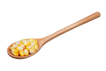 Sweet corn seeds isolated transparent