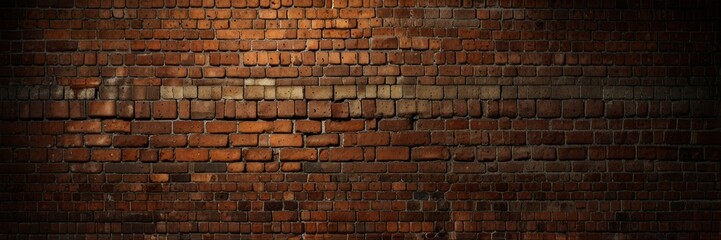 Obraz premium Old wall background with stained, aged bricks