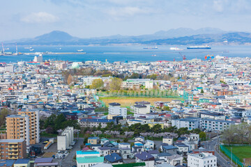  日本の風景　北海道函館市　五稜郭タワーからの眺望