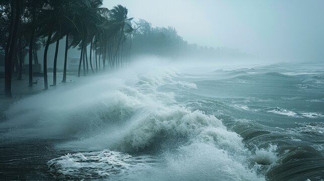 Hurricane: A strong tropical cyclone with winds surpassing 74 mph, leading to heavy rains, storm surges, and significant flooding.

