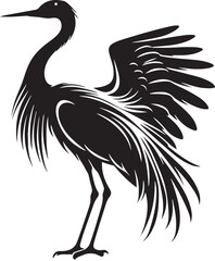 Bird Silhouette Vector Art Work