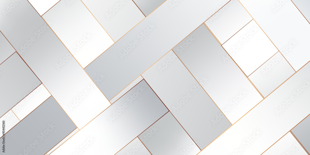 Poster white blue line cut paper abstract background. abstract template gradient geometric diagonal backgro