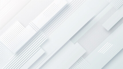 Obraz premium white background with minimalistic geometric patterns.