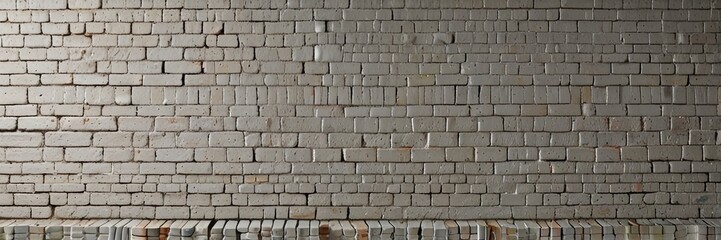 Obraz premium White Painted Old Brick Wall Background