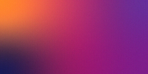 Digital grainy gradient with a colorful soft noise effect. Vintage Grunge Texture Pattern in blue and orange pink Tones for Artful Wallpaper. Gradient blur, noise, grain, texture abstract background.	