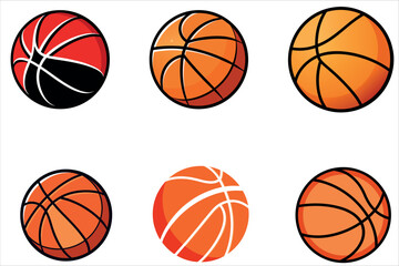 basketball clipart vector art 