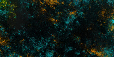 Blue orange grunge texture with smoke swirls effect vector background. Abstract fractal fire background motion Fantastic outer view for web design image with place for text Template. space, vector.	
