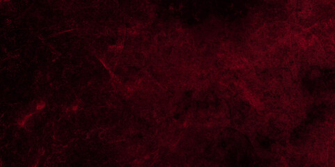 Red Abstract grunge dark cement wall texture background. Texture of a concrete wall with cracks and scratches .Grunge Close up abstract empty of black and red modern wallpaper texture background .	