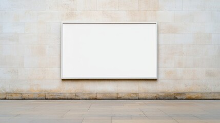 Blank Billboard Wall.