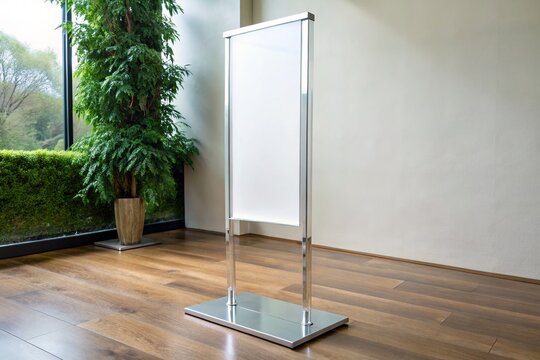 Sturdy acrylic sign stand for heavy signage