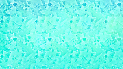 Abstract Turquoise Ice Crystal Texture Background