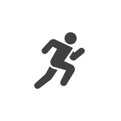 Running man vector icon