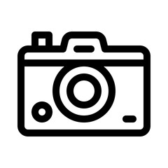 digital camera line icon