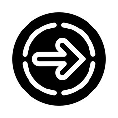 forward glyph icon