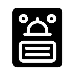Obraz premium menu glyph icon