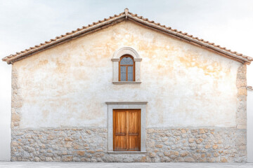 Fototapeta premium A church facade with natural day lighting