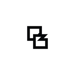 DB monogram logo design letter text name symbol monochrome logotype alphabet character simple logo