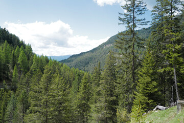 Natural landscape of Santa Maddalena view at Val di Funes, land of the pale mountains and beautiful valley in the Dolomites also one of UNESCO World Heritage site- South Tyrol, Italy