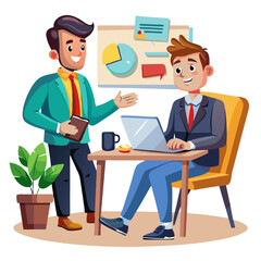 Business Partners Debating New Opportunities