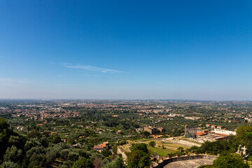 Obraz premium View from balcony in villa d'Este, Tivoli