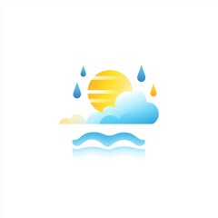 Minimalist Weather Forecast Logo