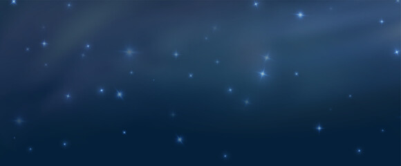 Naklejka premium Starry sky background, starry universe, Milky Way galaxy png. Background of beautiful cosmic nebula. 