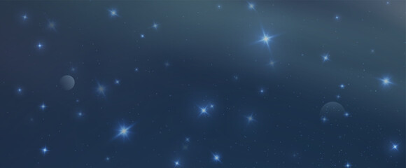 Starry sky background, starry universe, Milky Way galaxy png. Background of beautiful cosmic nebula.	