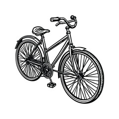 Clean and Simple Bike Icon for Design. Easily Editable Line Icon