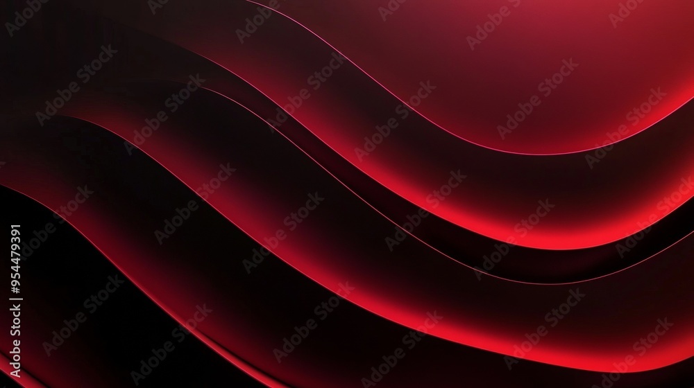 Poster Abstract background with dark red gradient