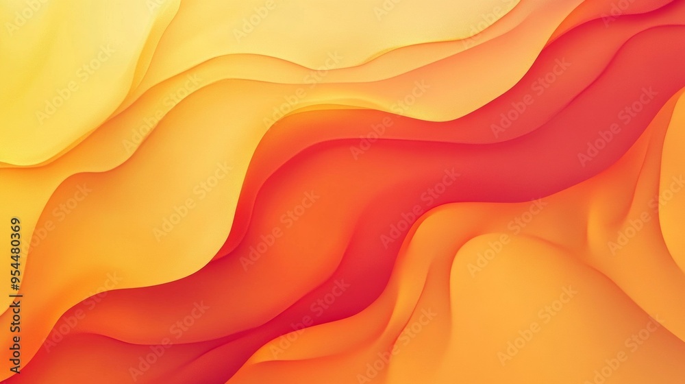 Poster orange yellow and red gradient abstract background