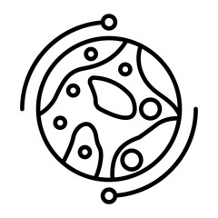 Obraz premium Universe .line icon