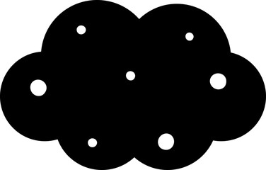 cloud scandinavian element sillouette