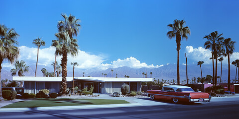Vintage 1950s Palm Springs Palm Desert 