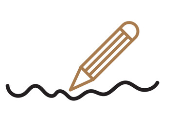 Pencil icon vector. pen symbol. edit icon vector
