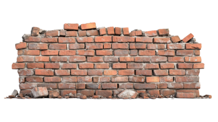 Old wall with bricks.