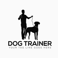 Dog Trainer Logo Design , Vector Design