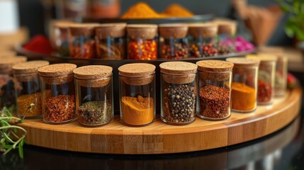 Spice Rack: A storage solution for spices and herbs, offering options like a rotating carousel, wall-mounted rack, or drawer insert to keep your seasonings handy.
