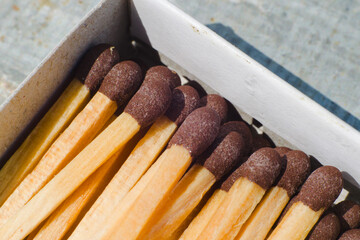 Wooden matches in ancient times