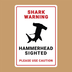 shark sign board