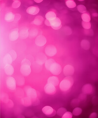 Fototapeta premium Pinkish-purple abstract bokeh. Purple bokeh on a dark background with a soft gradient glowing background.