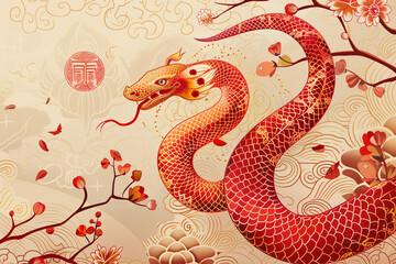 Obraz premium Beautiful greeting card with holiday composition for happy and joy celebrate New Year