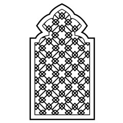 Arabian Window with Ornament