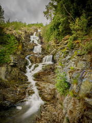 Scenic Waterfall near Geiranger, Norway