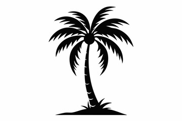 Palm Tree Vector Silhouette, Palm Tree SVG