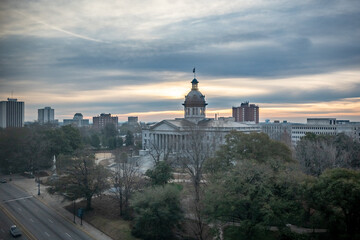 Obraz premium columbia south carolina city street scenes