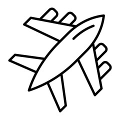 Airplane .line icon