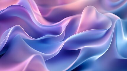 Obraz premium Abstract blue and purple background with smooth curves
