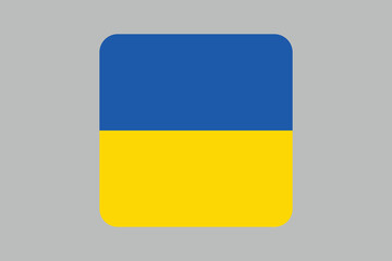 Ukraine flag sign, Flag of Ukraine, Flag Ukraine vector, Ukrainian flag symbol, The color of the original, Stock vector illustration
